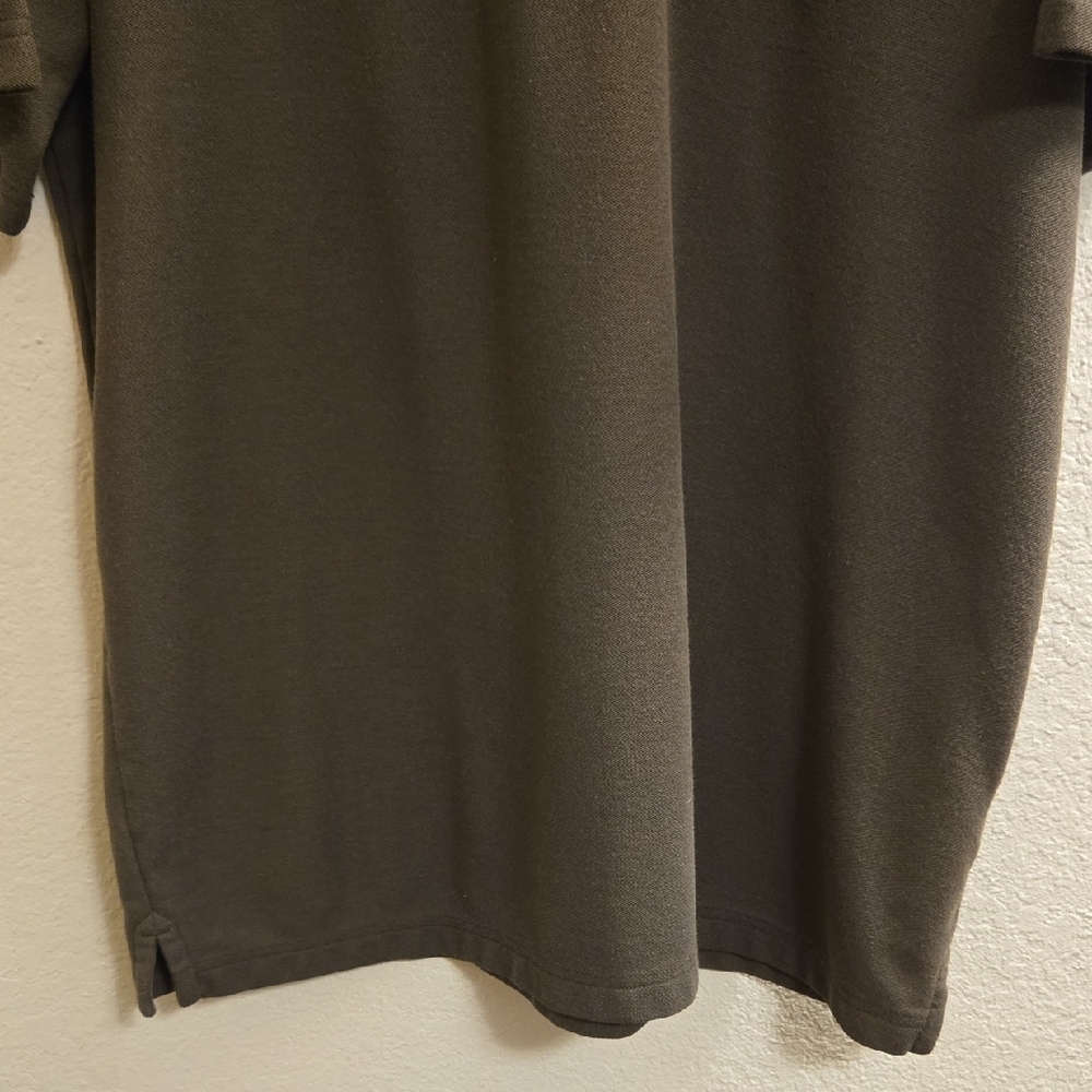 Carhartt Pocket Polo Shirt - Olive Green - Large Tall - Picture 10 of 14